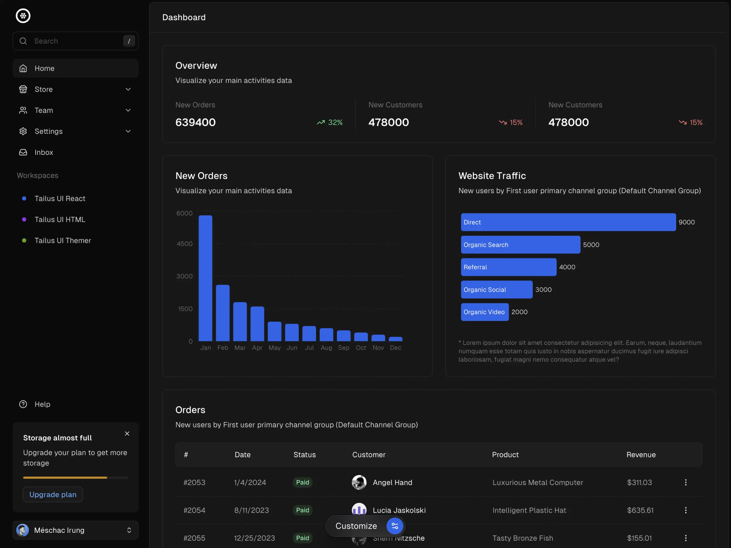 card illustration dark